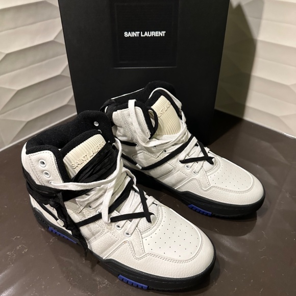 SAINT LAURENT PARIS high top sneakers - Picture 4 of 15